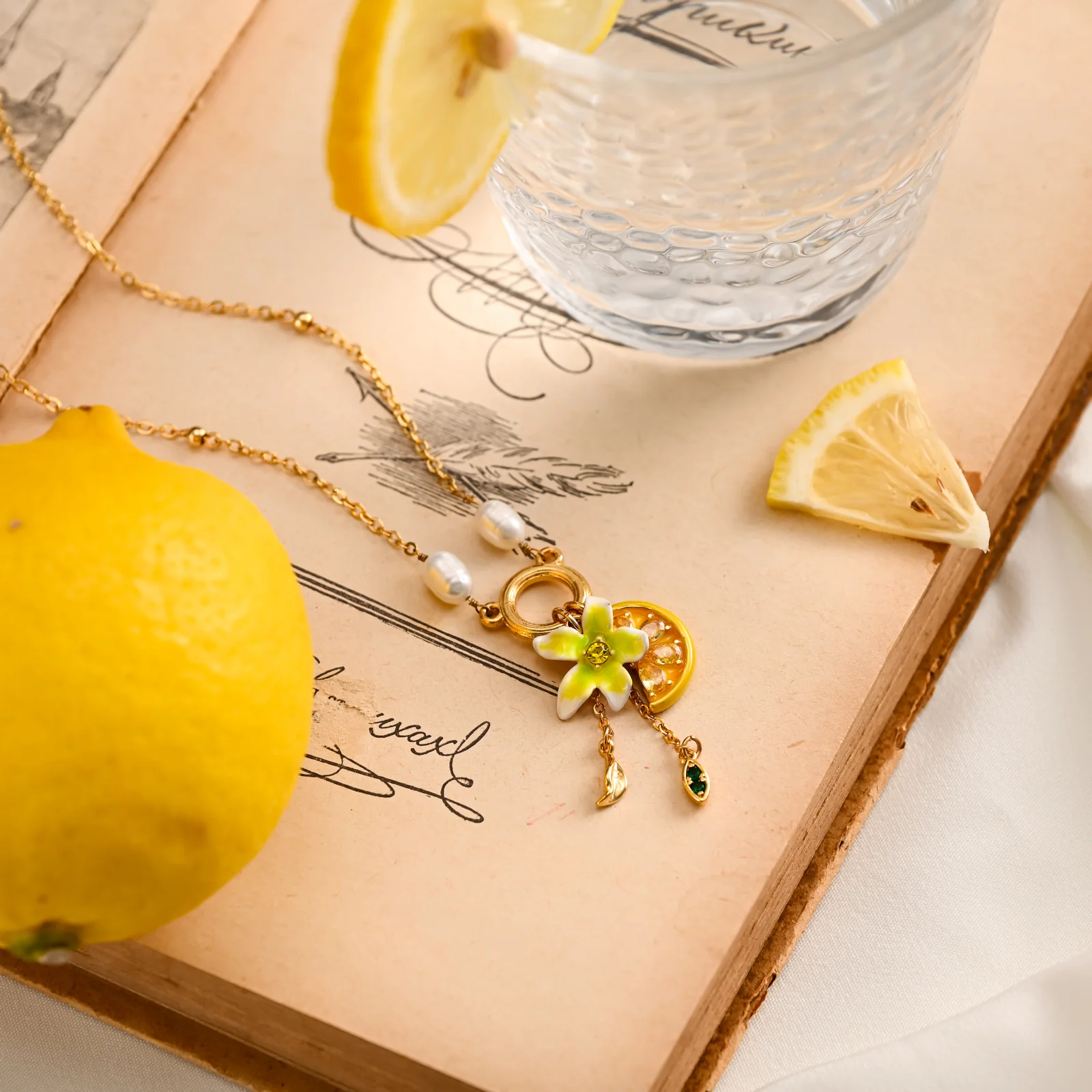 Lemon Flower Necklace - Image 19