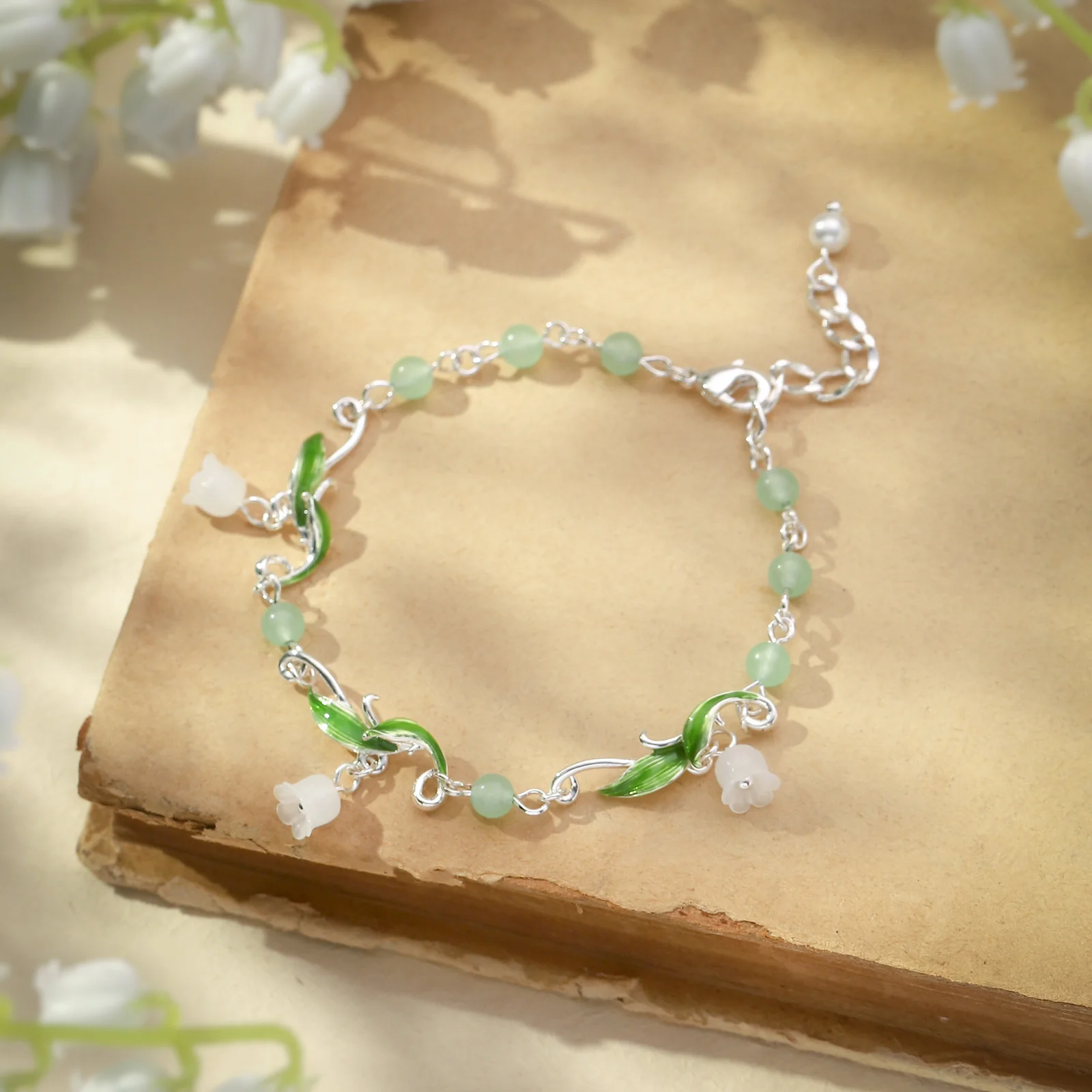 Lily of the Valley Bead Bracelet - Image 5