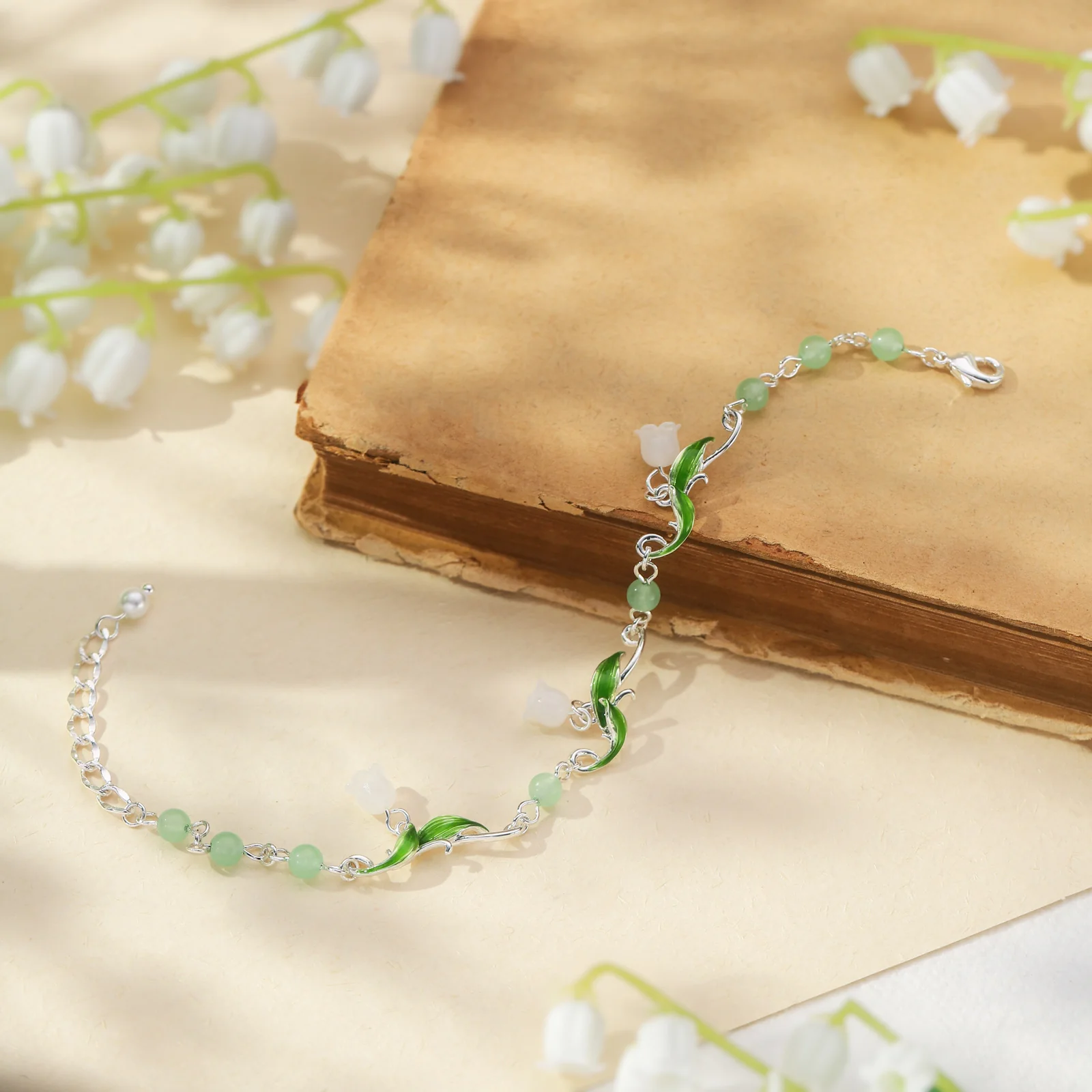 Lily of the Valley Bead Bracelet - Image 6