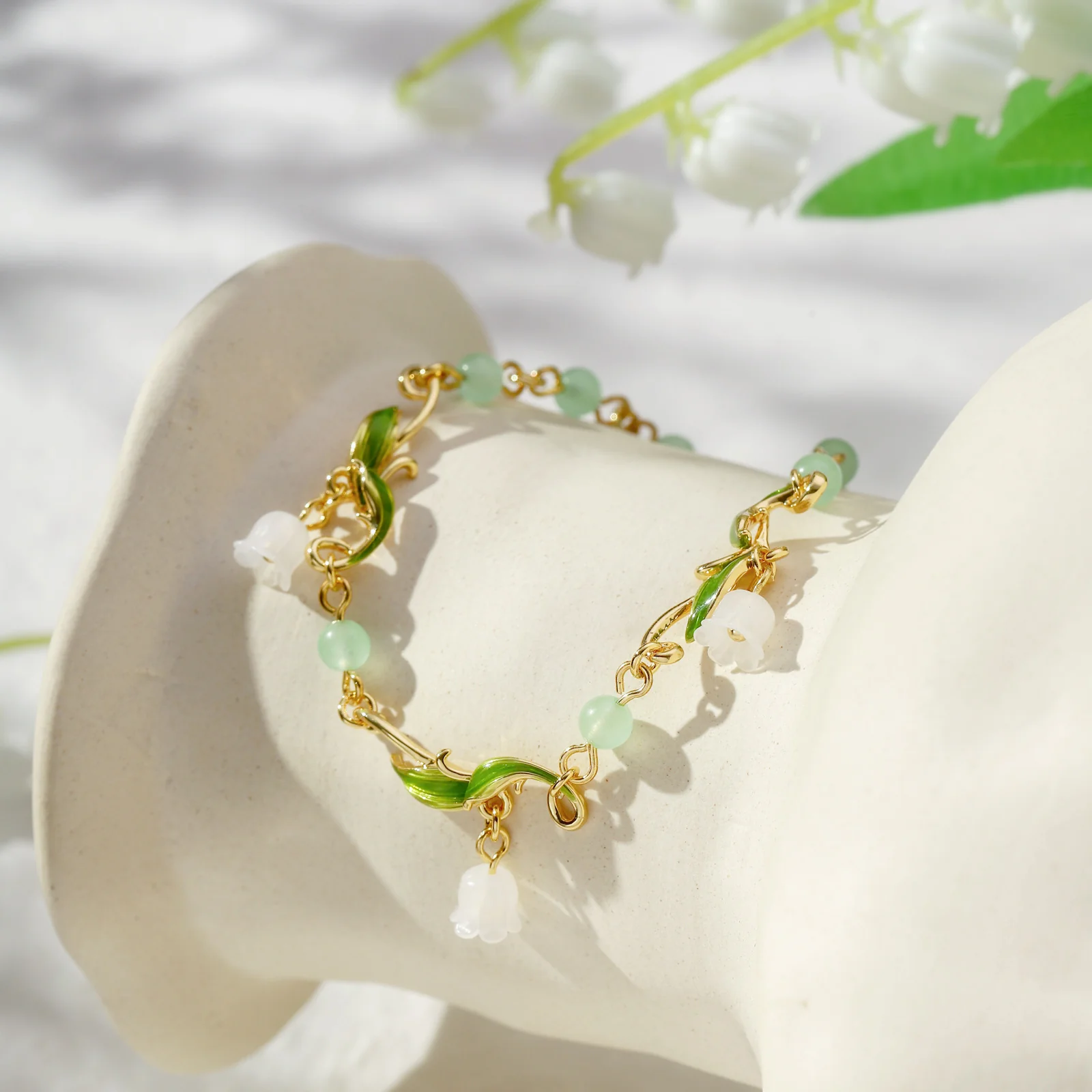 Lily of the Valley Bead Bracelet - Image 8