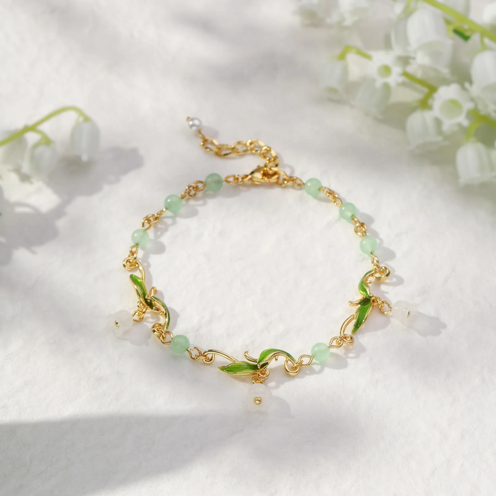Lily of the Valley Bead Bracelet - Image 9