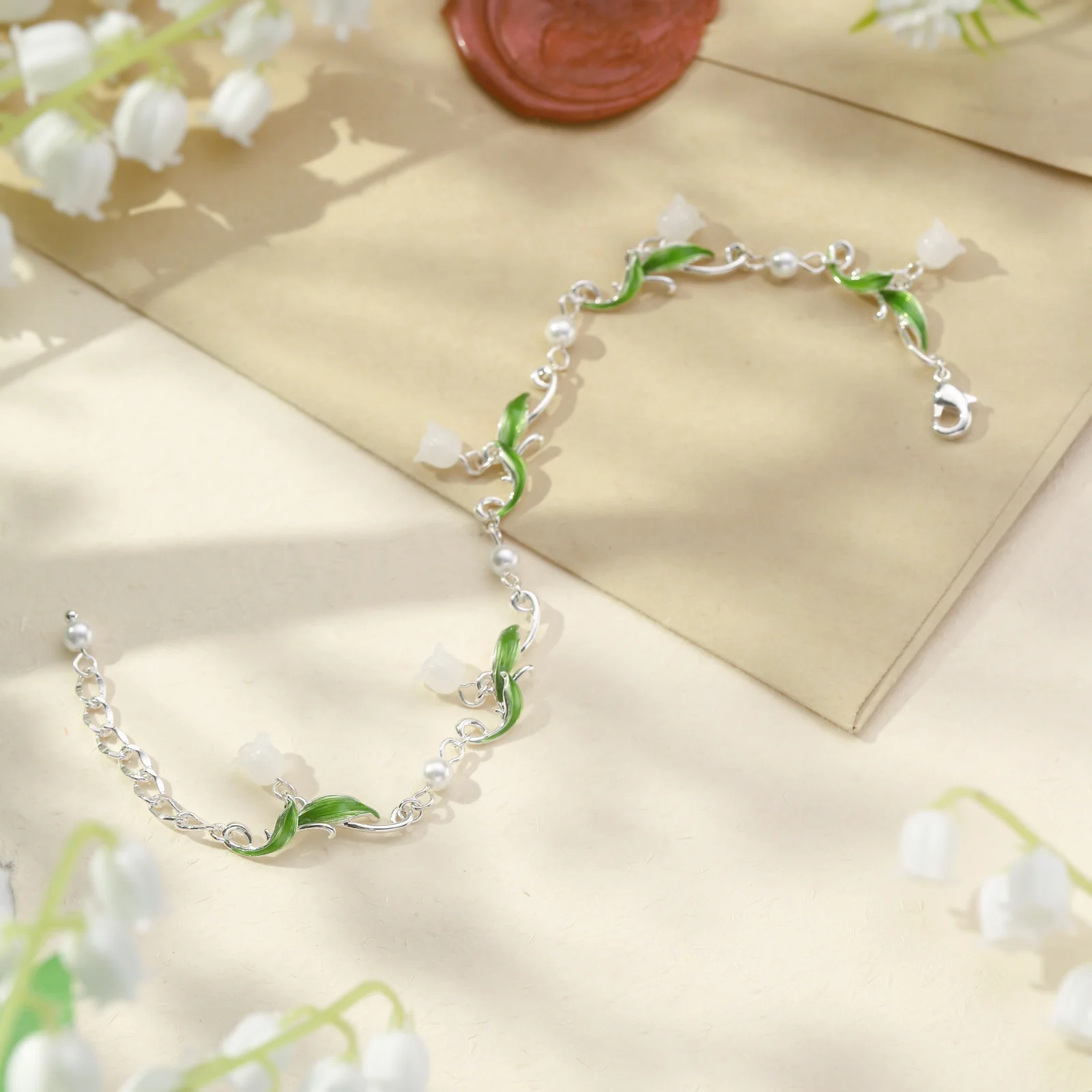 Lily of the Valley Charm Bracelet - Image 8