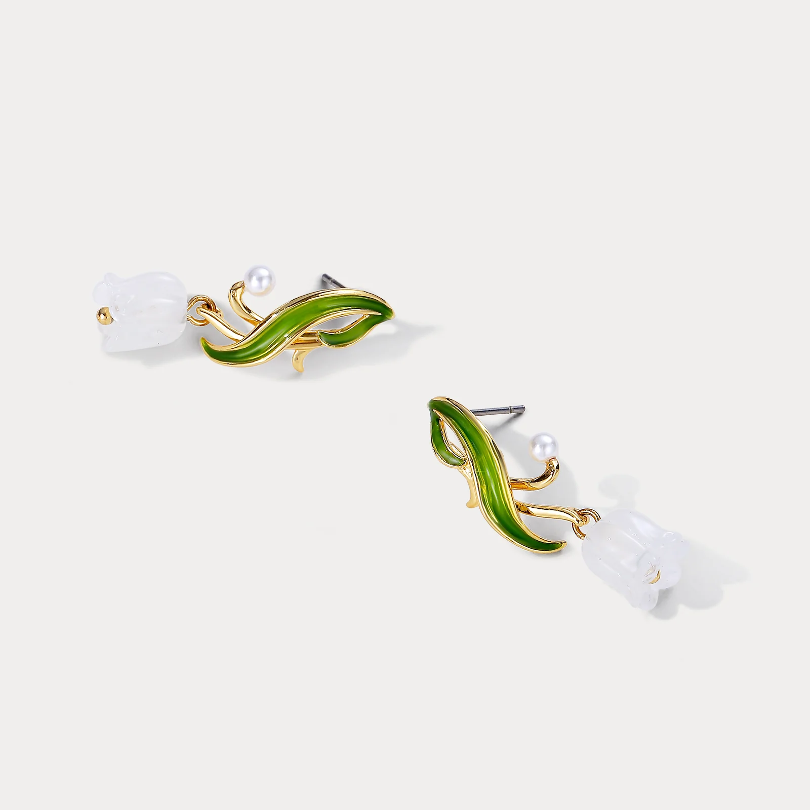 Lily of The Valley Drop Earrings - Image 10