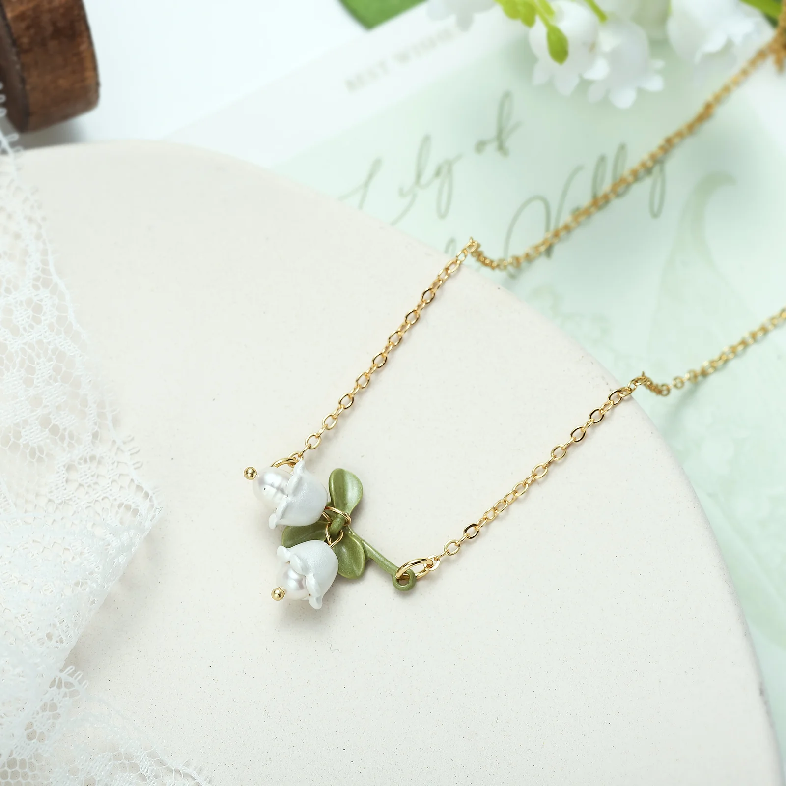 Lily Of The Valley Necklace - Image 4