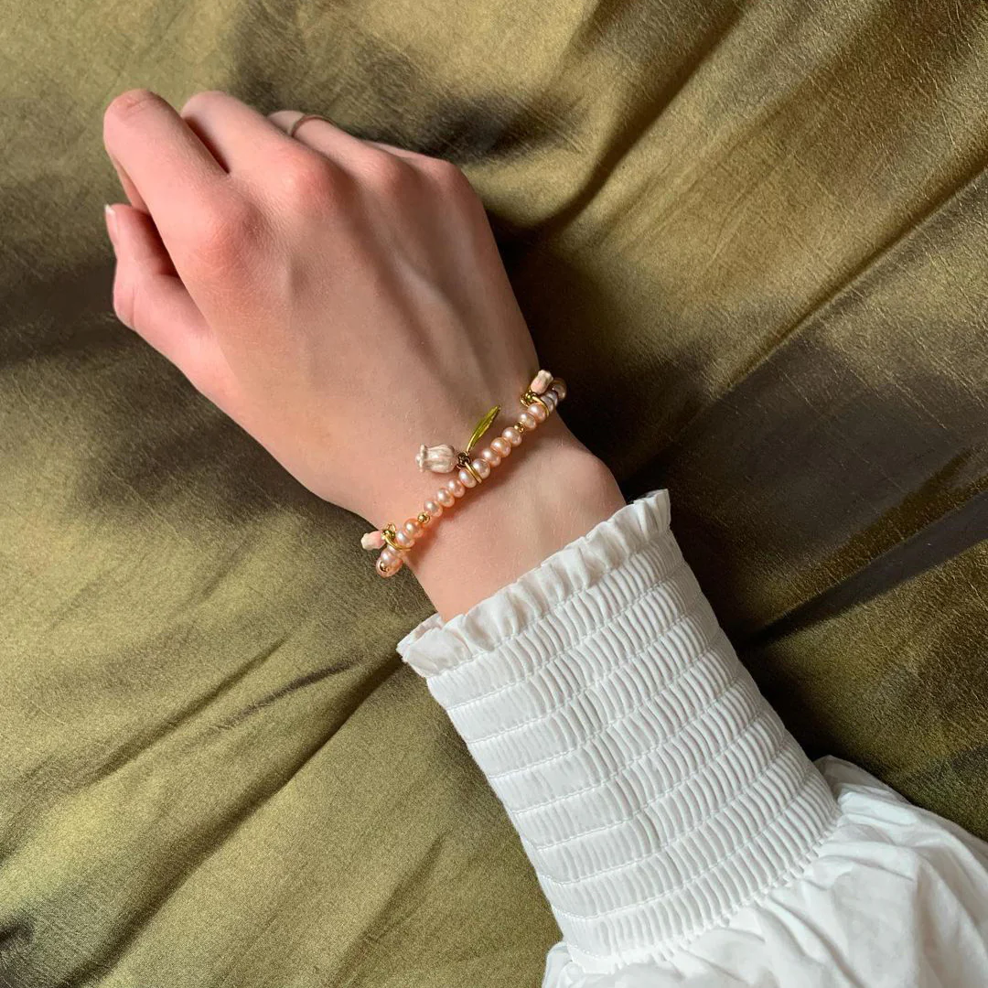 Lily Of The Valley Pearl Bracelet - Image 4