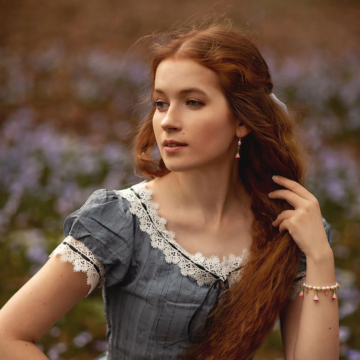 Lily Of The Valley Pearl Earrings - Image 5