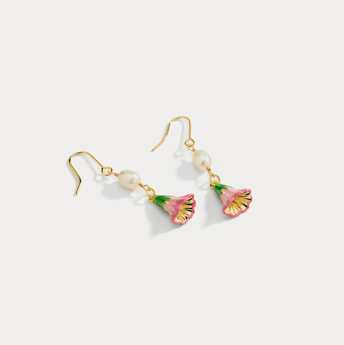 Lily Of The Valley Pearl Earrings - Image 7
