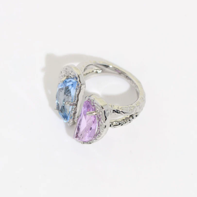 Love Heart Gem Ring - Image 4
