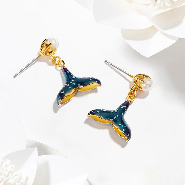Mermaid Tail Earrings - Image 3