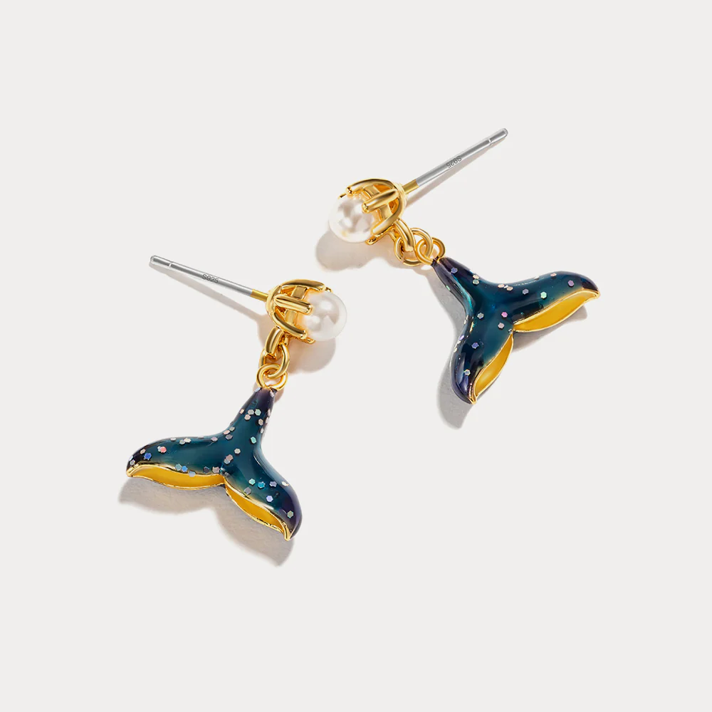Mermaid Tail Earrings - Image 5