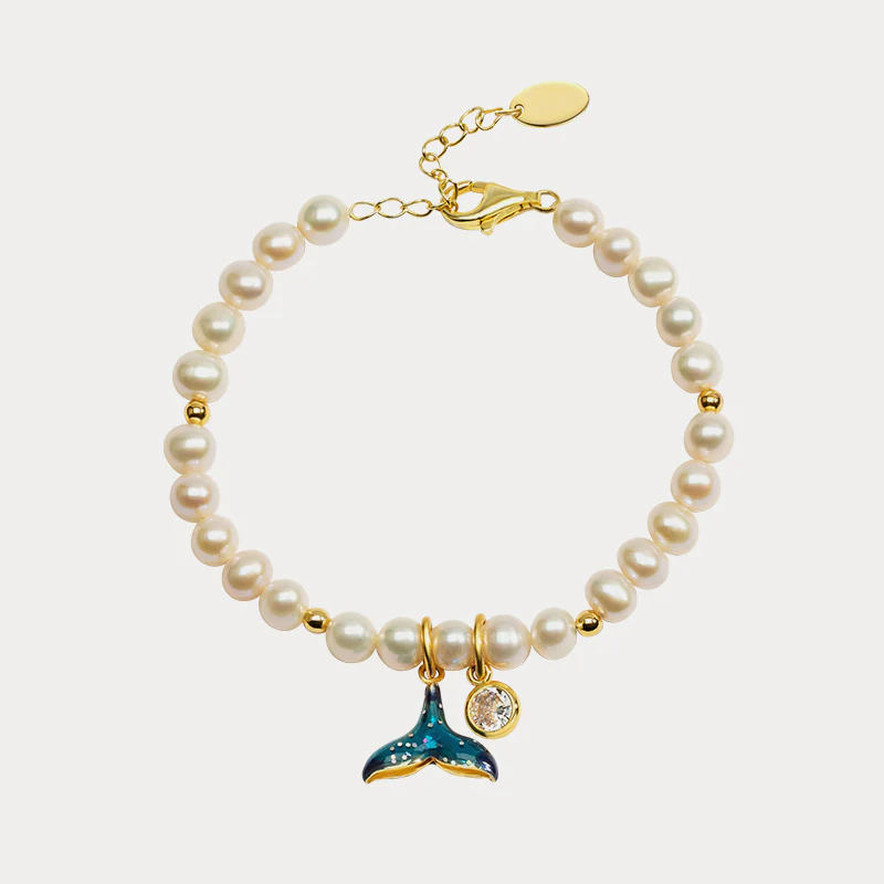 Mermaid Tail Pearl Bracelet - Image 11