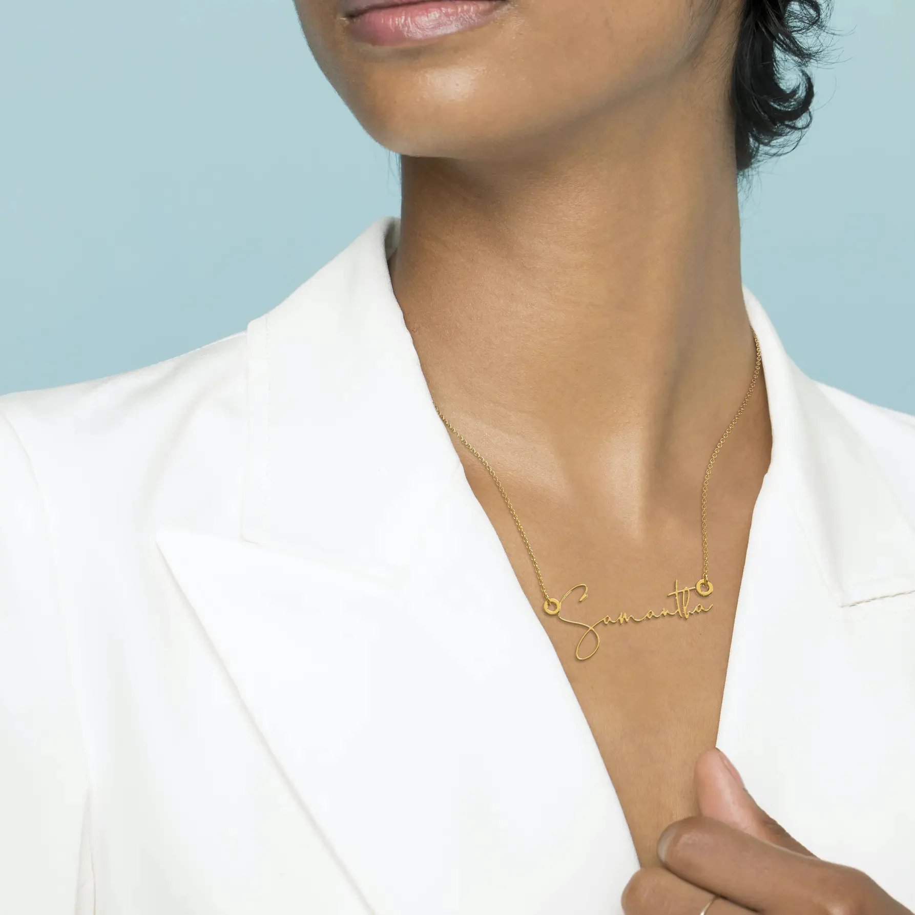 Monroe Name Necklace - Image 4