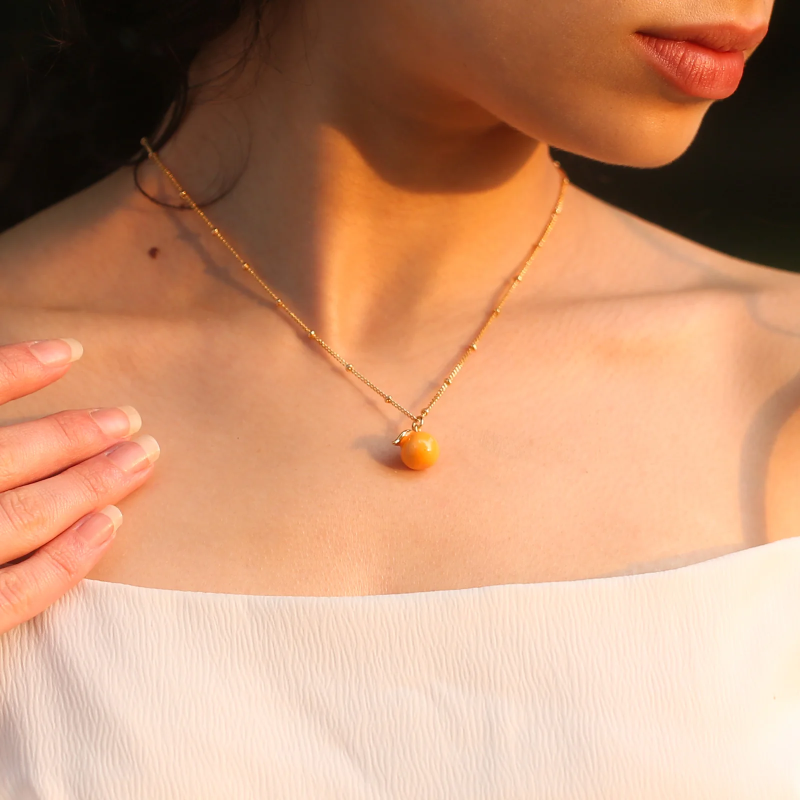 Orange Necklace - Image 8