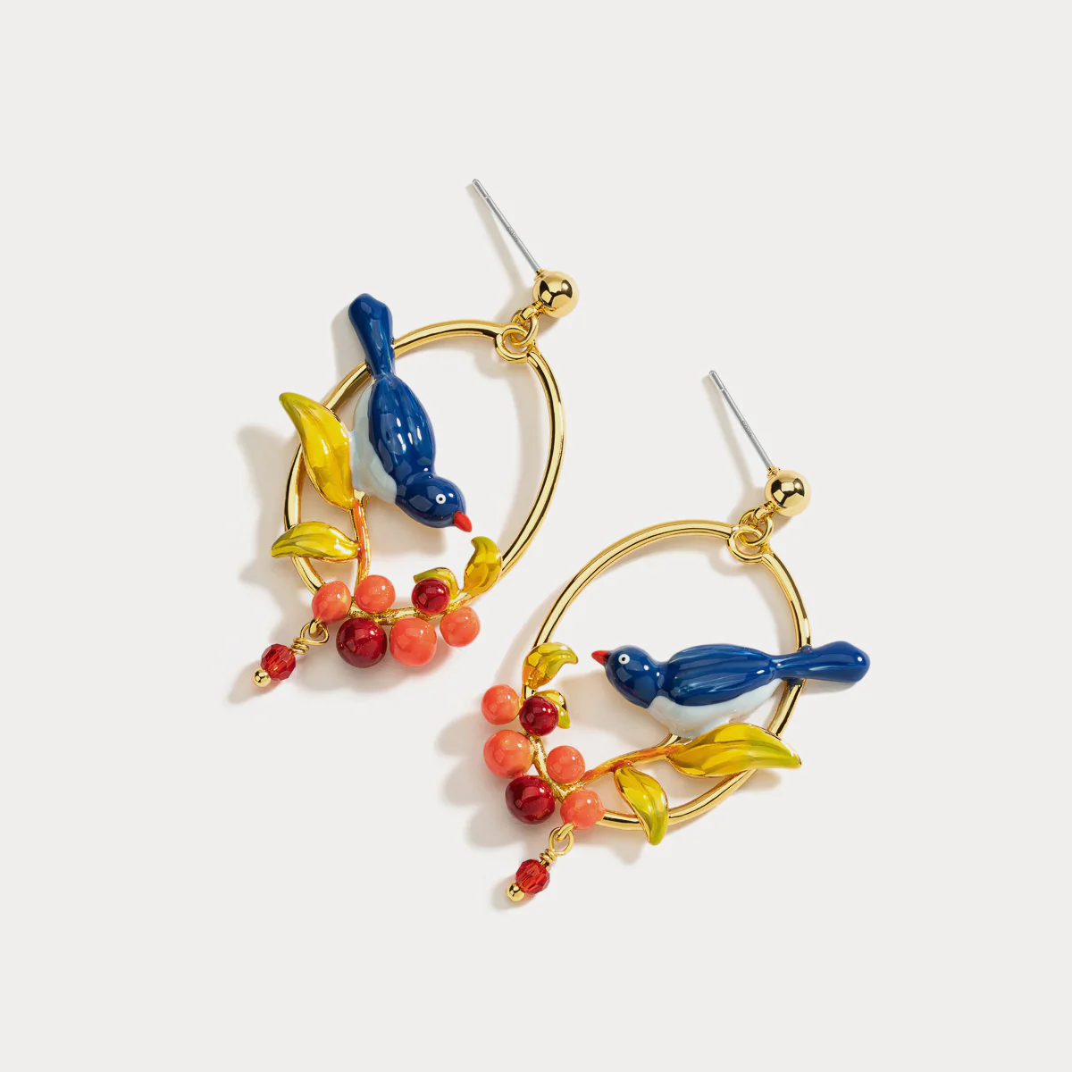Pair of Lovebirds Earrings - Image 3