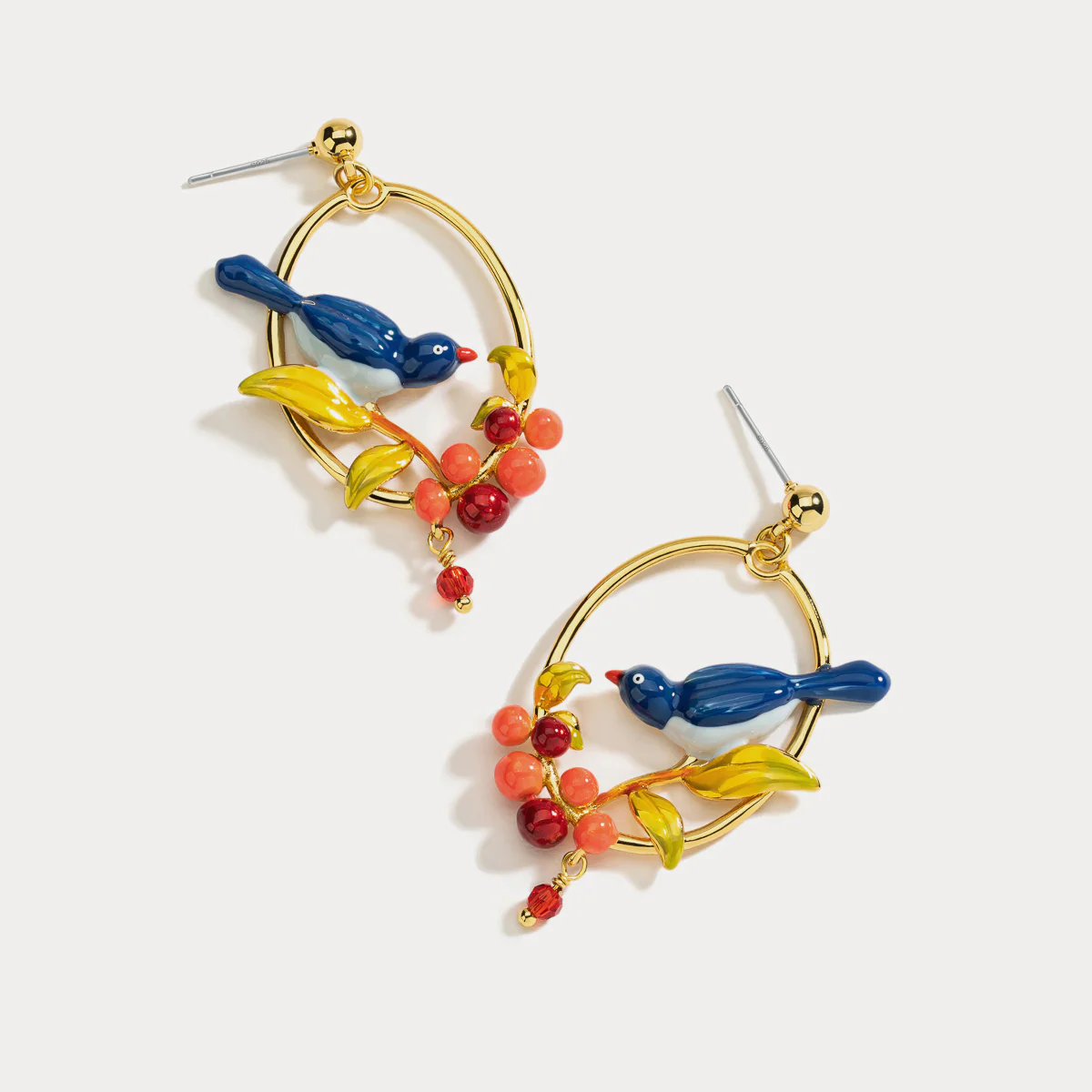 Pair of Lovebirds Earrings - Image 4