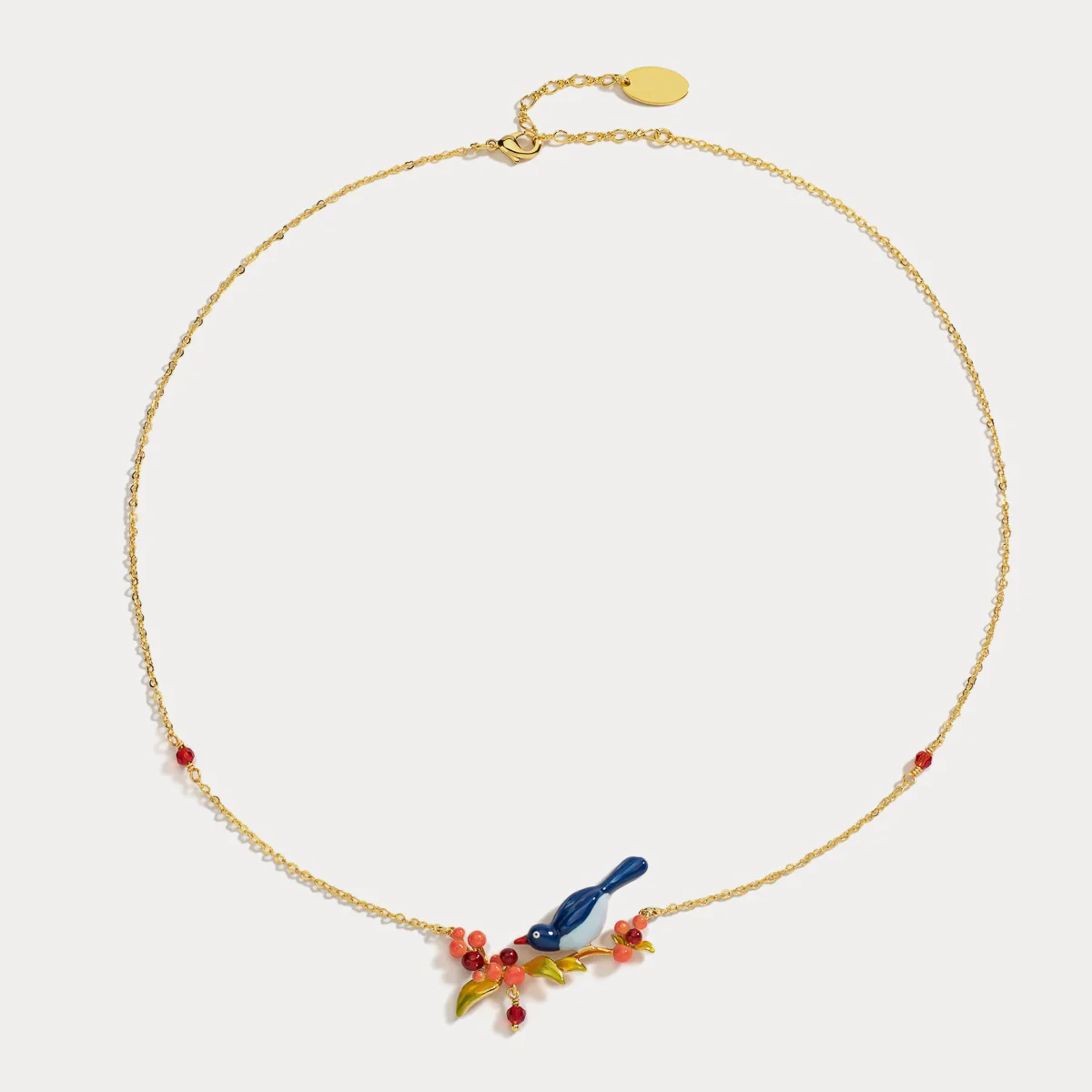 Pair of Lovebirds Necklace - Image 3