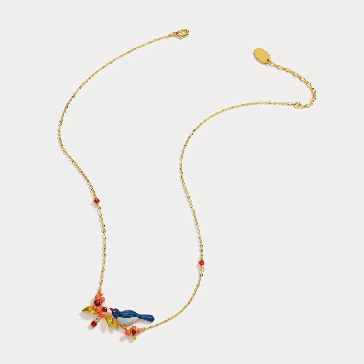 Pair of Lovebirds Necklace - Image 4