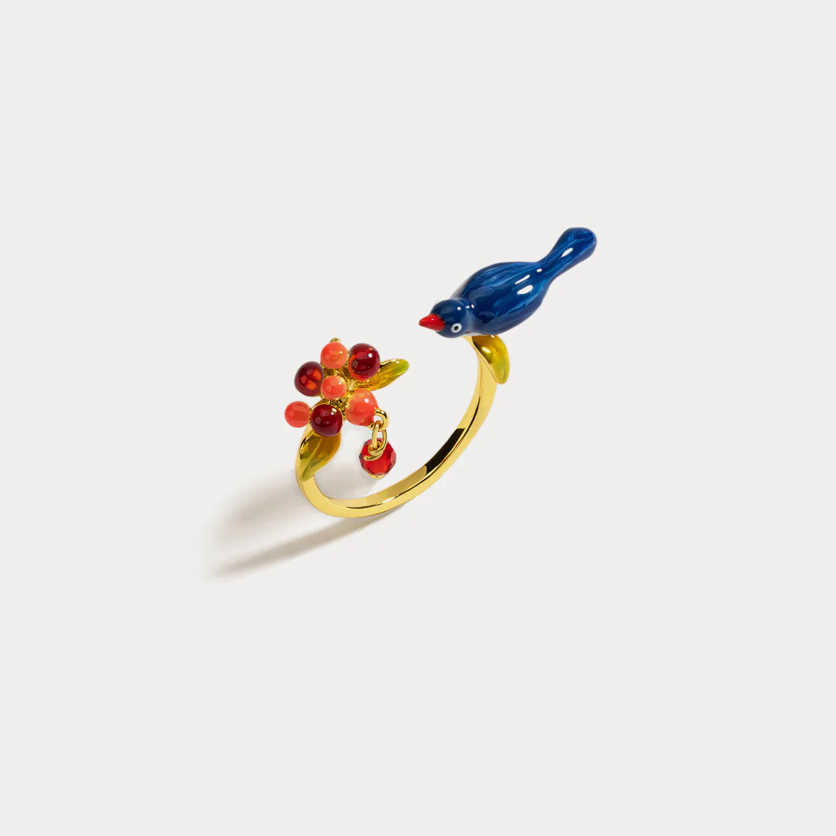 Pair of Lovebirds Ring - Image 5