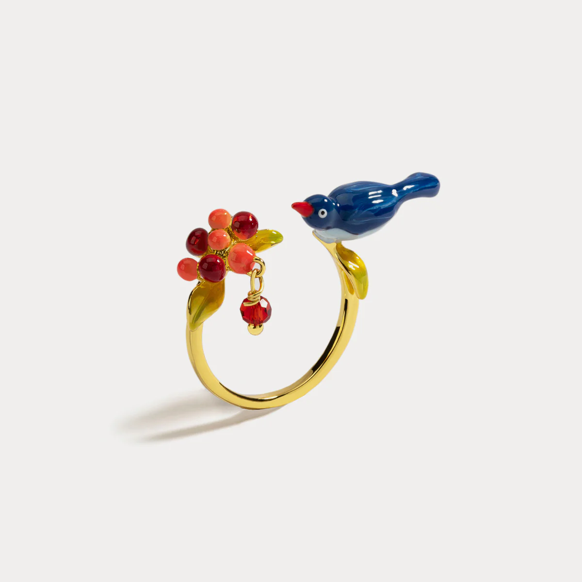 Pair of Lovebirds Ring - Image 6