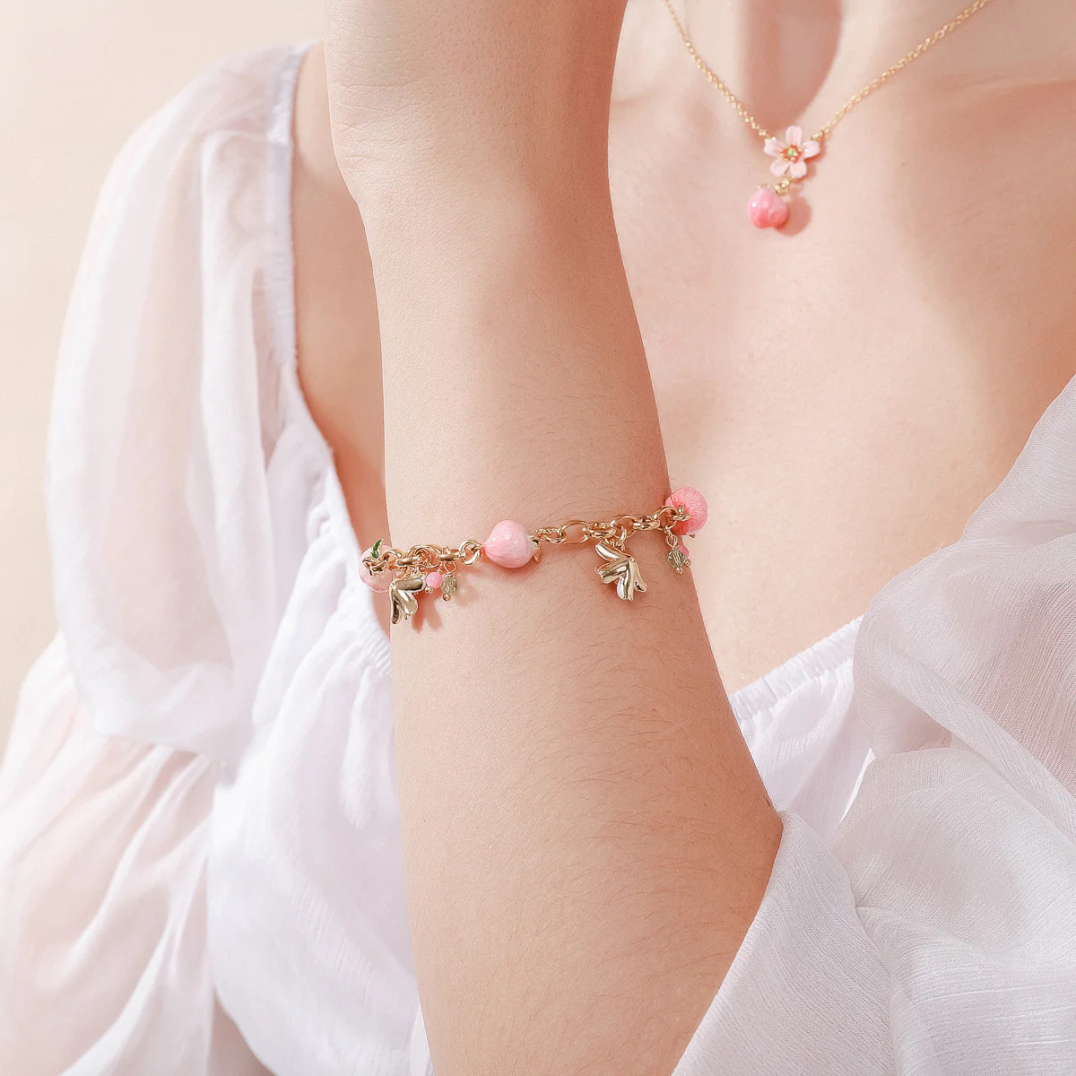 Peach Blossom Bracelet - Image 12