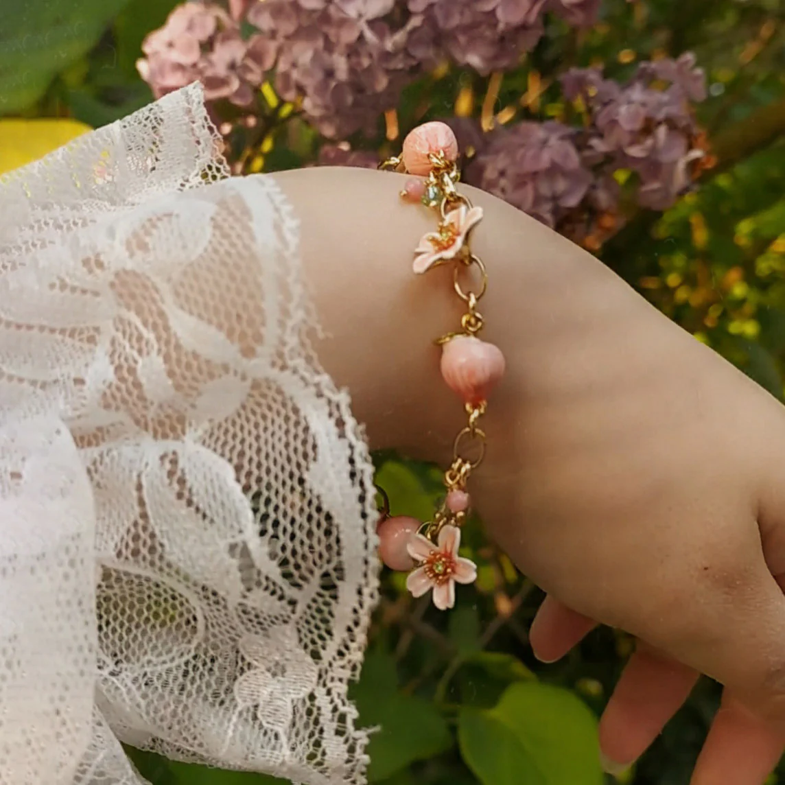 Peach Blossom Bracelet - Image 6