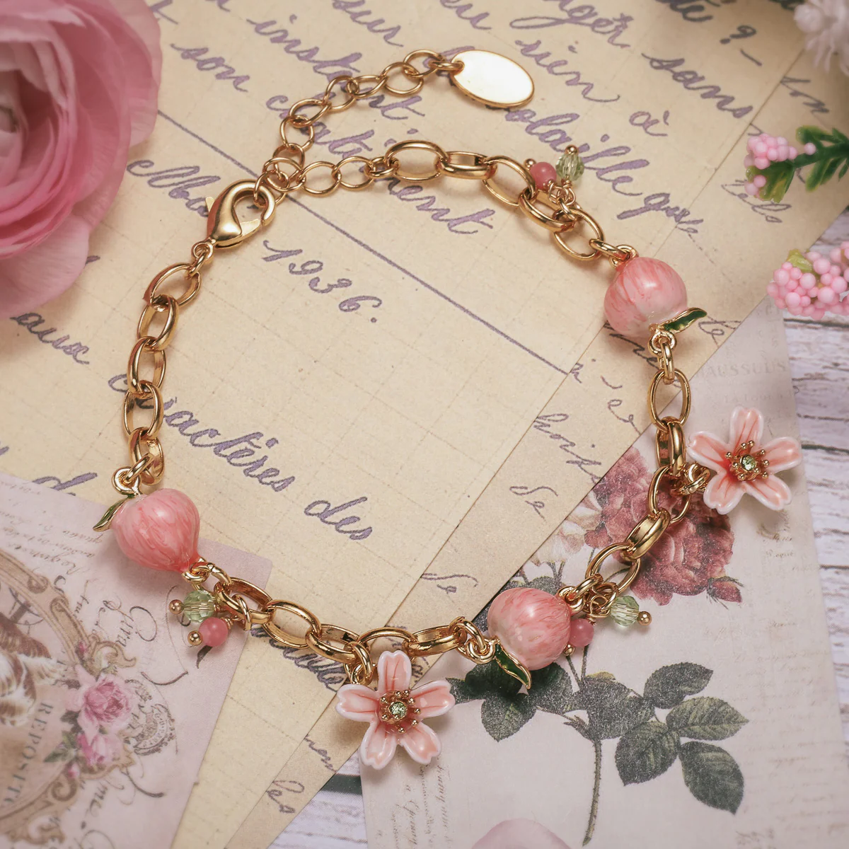 Peach Blossom Bracelet - Image 7