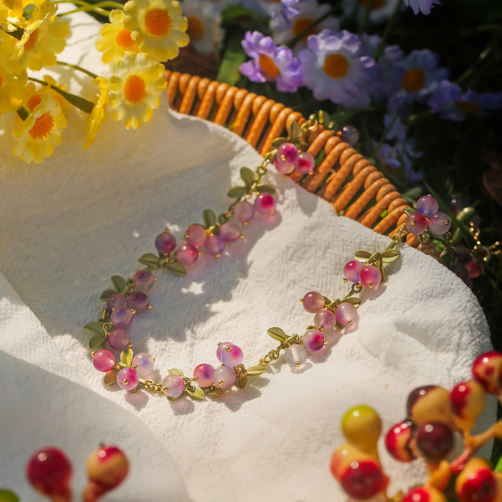 Purple Berry Necklace - Image 11