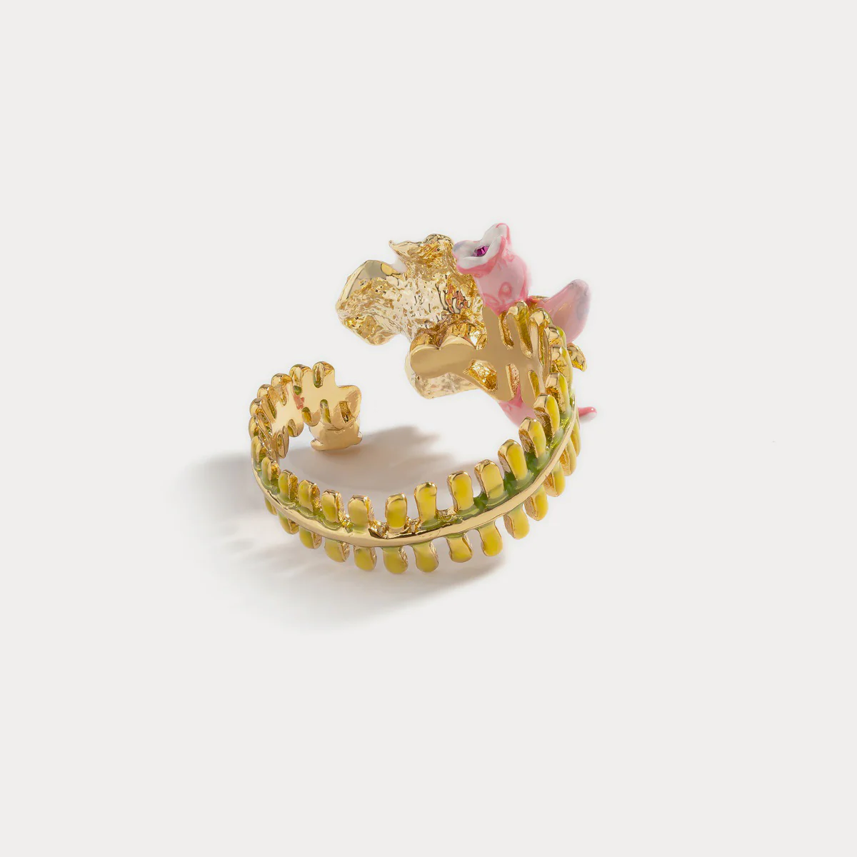 Raspberry & Lily of the Valley Ring - Image 10