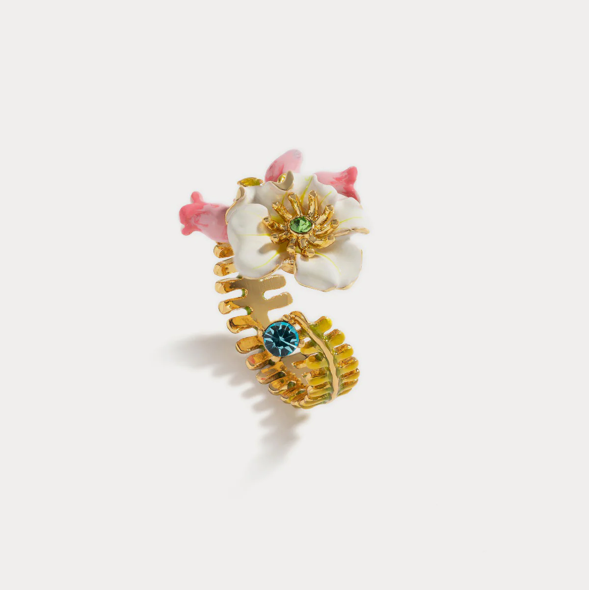Raspberry & Lily of the Valley Ring - Image 11