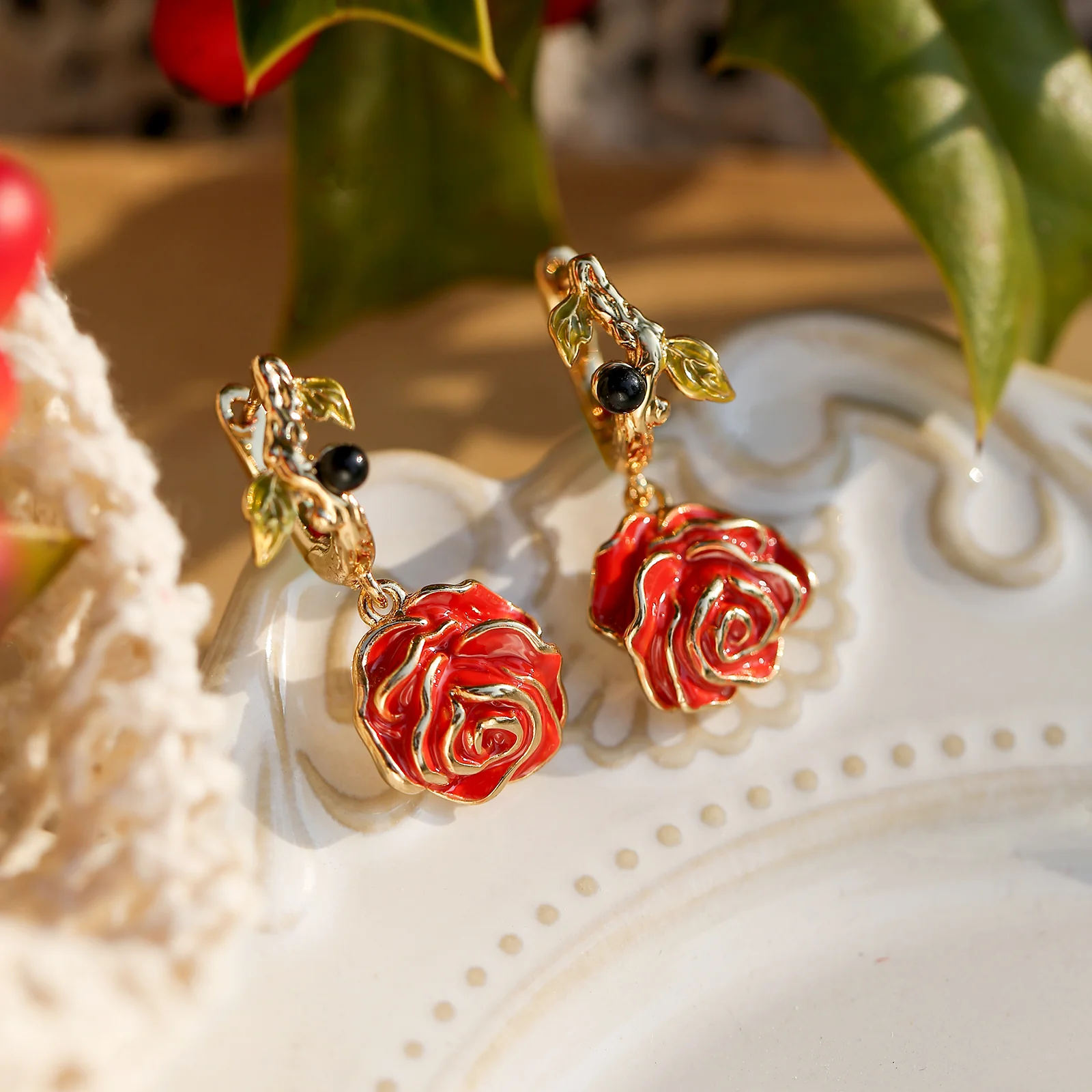 Rose Earrings - Image 4
