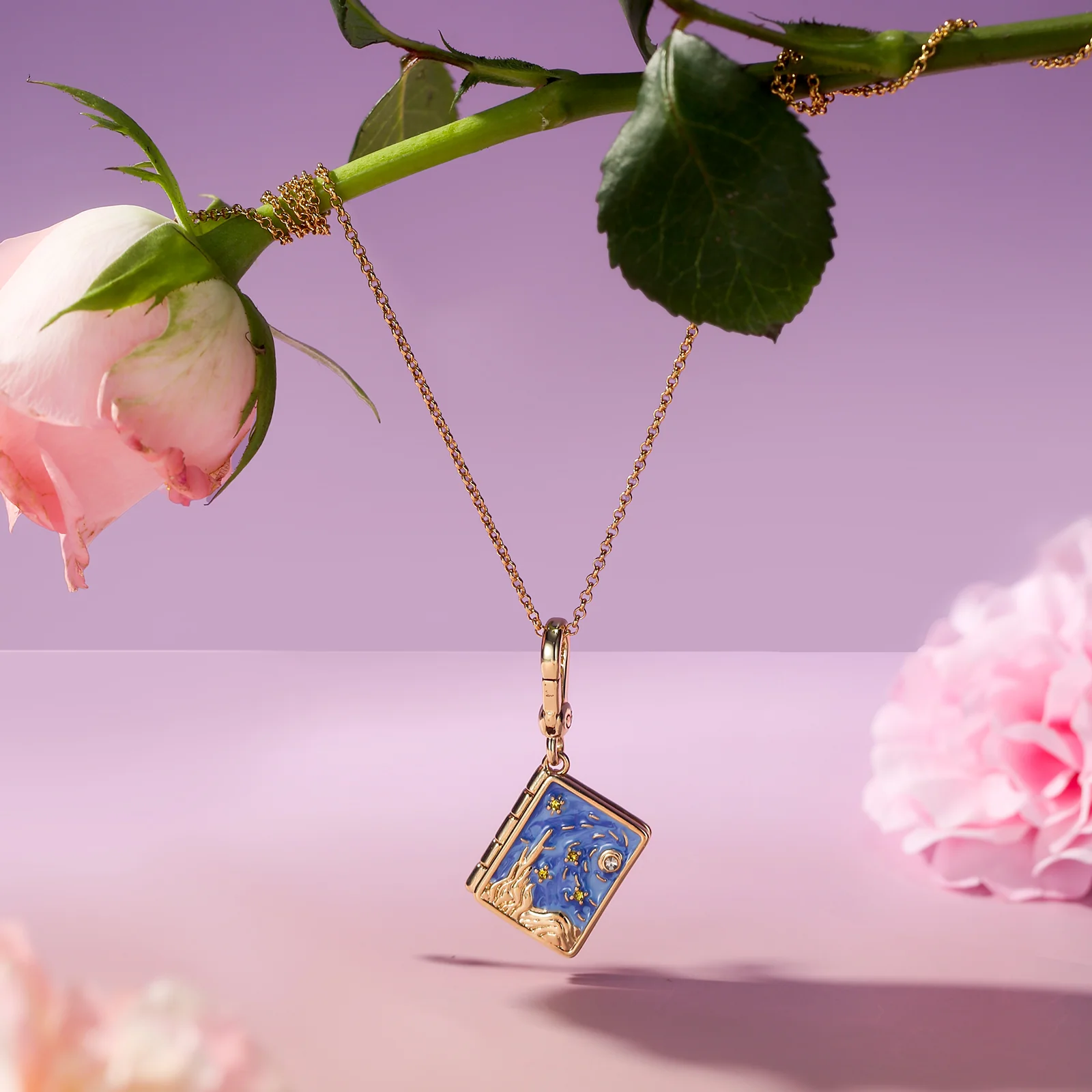 Starry Night Locket Necklace - Image 12