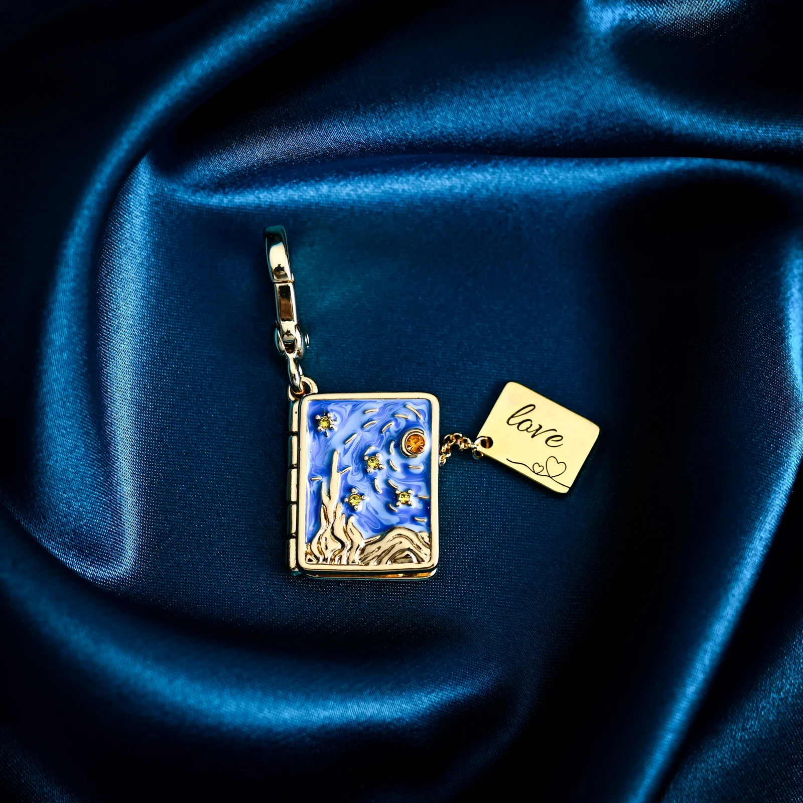 Starry Night Locket Necklace - Image 8